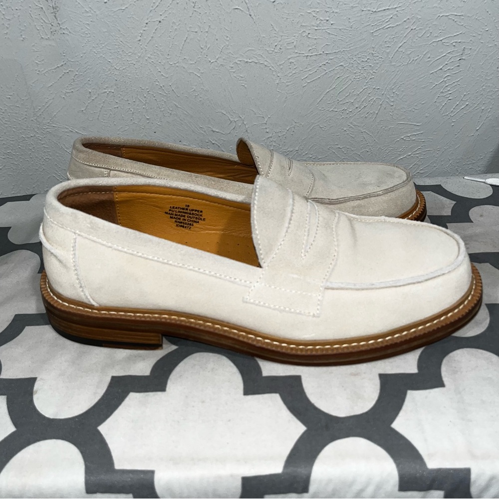 Men's Cream Loafers